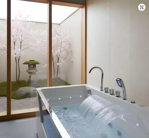 Bañera Independiente de Lujo con Retención de Calor, Bañera de Acrílico para Remojar el Cuerpo, para Renovación de Baños de Residencias de Alta Gama - Product Image 5