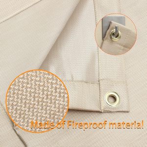 Nặng chống cháy sợi thủy tinh Hàn chăn nhỏ chống cháy cách nhiệt Rèm Mat sản phẩm chống cháy - Product Image 4