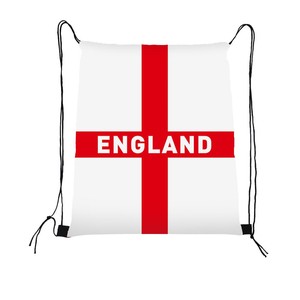 Sac à dos à cordon personnalisé avec drapeau du Brésil, en polyester Oxford, impression numérique écologique, pour sport et gym, promotionnel - Product Image 4