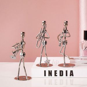 Adornos de Metal para Músicos Guitarristas, Instrumento Musical, Artesanía de Hierro, Decoración Creativa Moderna para Oficina, Hogar y Escritorio - Product Image 2