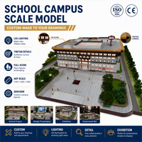 Maquette de bâtiment commercial et résidentiel miniature pour centre de vente
