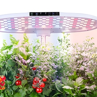 Système de culture hydroponique à 16 capsules, jardinières intelligentes avec plateau de semis, indicateur de niveau d'eau et lumière de croissance LED pour la culture intérieure