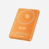 Banco de Energía Inalámbrico Magnético W002L con Doble Modo de Carga, Celda Semi-Sólida Resistente a Pinchazos, Carcasa de Aluminio y LED Tricolor