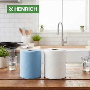 Rollo de Toallas de Papel Resistentes Blancas Ecológicas para Restaurante, Hotel, Baño, Suministro Directo de Fábrica al por Mayor - Product Image 1