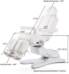 Table de massage électrique multifonctionnelle à 5 moteurs pour spa, dentisterie, tatouage, esthétique et soins du visage pour esthéticiennes - Product Image 6