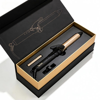 Boîte personnalisée avec couvercle et base, et boîte cadeau noire pour nettoyant visage et produits de soin personnel, impression personnalisée sur carton