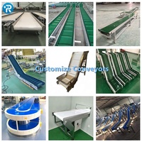 Rieles de guía verdes de PVC y caucho de alta calidad, equipo de cinta transportadora, línea de montaje económica para plantas de fabricación