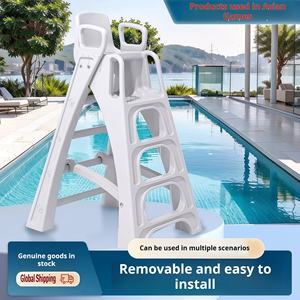 Chaise de sauveteur en PE de haute qualité - Pliable, légère, portable, résistante aux UV |   Logo personnalisé, design antidérapant, <span class=keywords><strong>piscine</strong></span>, plage - Product Image 2