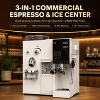 Équipement de préparation d'espresso avec régulation de pression, maintien de la température, mémoire de volume, porte-filtre en métal – Commande en gros