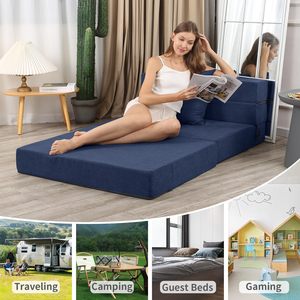 Matelas pliant moderne Sleeper Matelas pliant portable Matelas invité adulte <span class=keywords><strong>Canapé</strong></span>-lit - Product Image 6