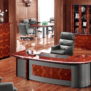 Modern Office L-Shaped Boss <b>Desk</b> <b>Large</b> Office Table Executive CEO <b>Desk</b> - Product Image 1