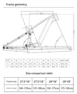 Bicicleta Eléctrica de Montaña EM19, Suspensión Doble Todoterreno, Motor Central M820, Cuadro de Fibra de Carbono de Alto Módulo, 720Wh 36V20A - Product Image 5