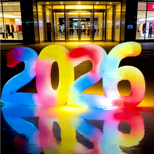 Personalizza il font 2026 con lettere inglesi per le tue decorazioni di Capodanno - Product Image 1