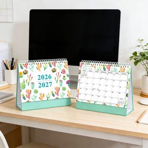 Calendrier de bureau personnalisé X418 A5 2023 2024, calendrier mural, calendrier de bureau à feuilles mobiles, calendrier de table sur chevalet - Product Image 4