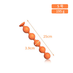 Silikon Soft Super Pull Perlen Anal Plug SM Adult Anal Dilatation Posterior Court Wasserdichte Prostata <span class=keywords><strong>Massage</strong></span> Anal Dilatation - Product Image 6