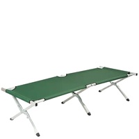 Lit de camping pliable compact à montage rapide, lit de camp surélevé portable, imperméable, pour la plage, la tente, la randonnée, le couchage en plein air