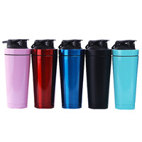 FX Factory 25oz Gym Sports Gobelet en acier inoxydable Double paroi isolé Shaker mélange de protéines Thermos bouteille d'eau