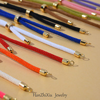 Bracelet Bijoux en Perles de Transfert en Or Tressé Fait Main avec Pendentif Fil Milanais en Métal DIY pour Hommes et Femmes, Semi-Fini