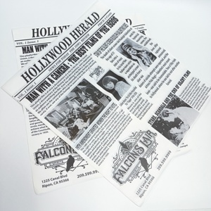 SP998 Carta da Imballaggio Alimentare Antigrasso per Deli/Contenitori, Stile Novità, per Burger e Sandwich - Offerta Speciale - Product Image 3