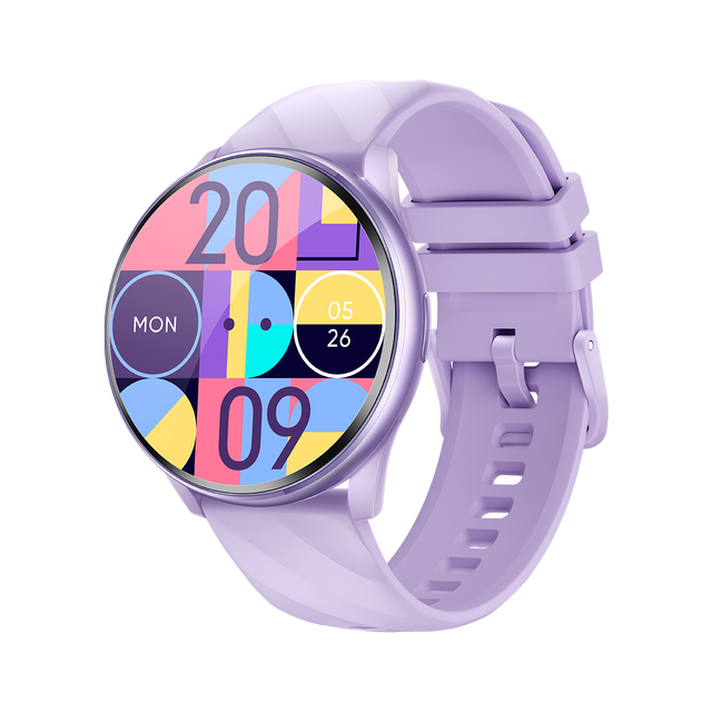Fashion Lady KT77 Smart Watch 1.46 Inch Round Touch Screen BT Calling Health Monitoring Sports Fitness Tracker Smartwatches