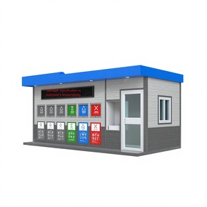 户外成品智能垃圾分类室收集站移动环卫亭镀锌板型号L中国 - Product Image 1