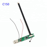 Module de caméra miniature avec objectif de 150 mm, capteur CMOS 352x288 30FPS, vision nocturne, mise au point fixe, carte PCB Micro SD pour caméra de drone