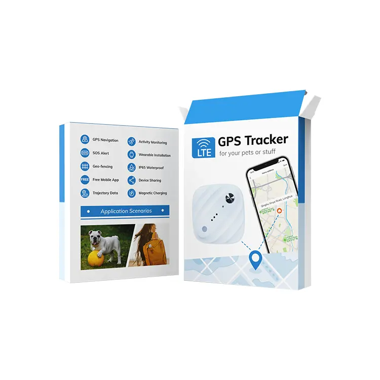 Dog Tracking Animal Gps Bluetooth Key Finder Locator Smart Tag Wholesale Long Battery Life Mini Gps Tracker 4G
