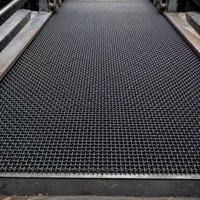 Anti-impact vierkante gaten stalen draadgaas metalen gaasrol mijnbouwaccessoires zijn geschikt voor rollerzeef ertscreening