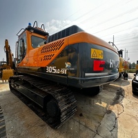 Modèles d'excavatrices sur chenilles hydrauliques Hyundai 305 de 30 tonnes, best-sellers haut de gamme, 215, 220, 210, en promotion à prix réduit