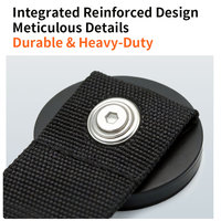 Aimant recouvert de caoutchouc D43mm D66mm, support magnétique pour outils, idéal pour ranger les cordes dans les remorques de camping-cars