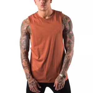 Wholesale Men's Super Comfortable Sporty Gym <b>Workout</b> <b>Tank</b> <b>Tops</b> Custom Logo Muscle Stringer Athletic Knitted <b>Tank</b> <b>Top</b> - Product Image 1