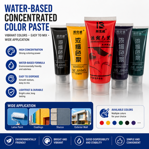 Pâte colorante aqueuse générale pour revêtements intérieurs et extérieurs, facile à disperser et à fort pouvoir couvrant - Product Image 1