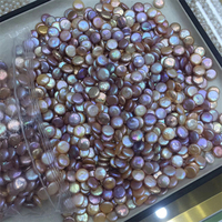 Prix de gros, perles d'eau douce naturelles de qualité 3A, perles rondes en vrac, 9-16 mm, violettes, pour la fabrication de bijoux