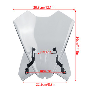 สำหรับ <span class=keywords><strong>KTM</strong></span> <span class=keywords><strong>390</strong></span> 2024-2025 <span class=keywords><strong>DUKE</strong></span> 125 2024-2025 ชิวหน้ารถมอเตอร์ไซค์แบบปรับแต่งสำหรับการแข่งขัน ชิวหน้าทรงสูง - Product Image 5
