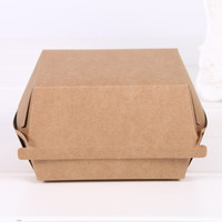 Caja para Hamburguesas Tipo Concha con Logotipo Personalizado, Empaque para Pasteles