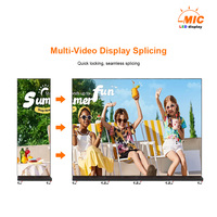 Pantalla LED Publicitaria Portátil P1.86 con Animación, Video Wall de Alta Definición para Tiendas Minoristas, CMS Basado en la Nube