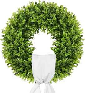 Seasonal Decoration New <b>Spring</b> Customized <b>Wreath</b> Artificial Eucalyptus Flower Hanging Ornaments Christmas Wedding Festival - Product Image 3