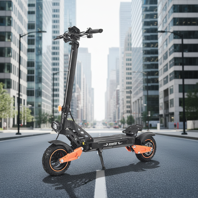 Powerful Foldable Electric Scooter for Adults with Sensor Fast Long Range 350/500W Motor 48V Voltage Two-Wheel