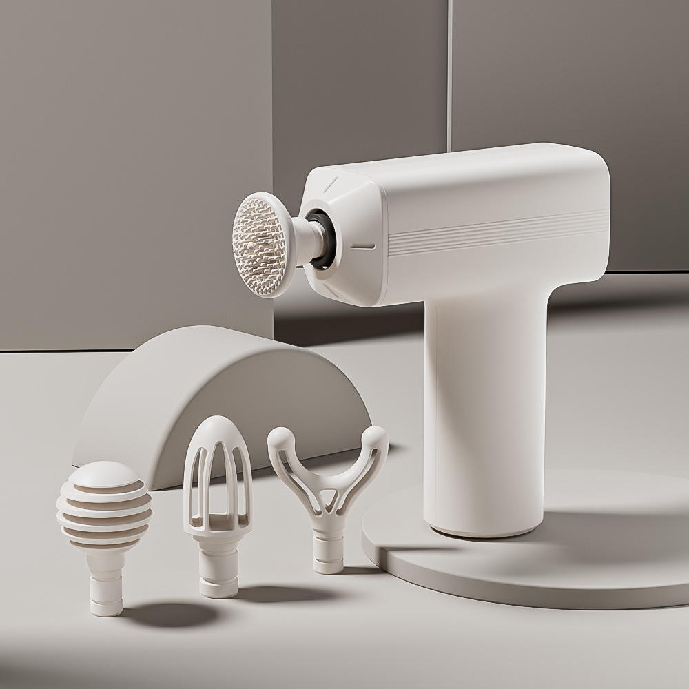 สีเบจ [3 ระดับความแรง] หัวนวด 4 หัว