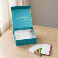 Boîte rigide magnétique personnalisée à charnières pour cartes mémoire éducatives arabes, jeu de cartes d'apprentissage pour enfants et bébés, emballage de cartes