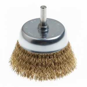 Spazzola della tazza del filo di acciaio di 85 mm con lo stinco 485.20 PG delle spazzole di pulizia del prodotto - Product Image 1