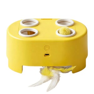 Nuevo Juguete Eléctrico para Gatos, Caja Mágica en Forma de Queso Resistente a Mordeduras, Diseñado para Juegos <span class=keywords><strong>Interactivos</strong></span> - Product Image 6