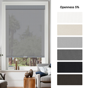 SAMADHI Customized Sunscreen Cordless <b>Shades</b> Built-In Modern Horizontal Waterproof Hotels Roller Blinds - Product Image 3