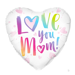 CYmylar 18 pouces rond fête des mères ballon mots <span class=keywords><strong>anglais</strong></span> bonne fête des mères lumière sarcelle fleur feuille ballons - Product Image 5