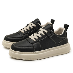 Sneakers rétro de style britannique pour hommes, légères et respirantes, semelle épaisse, chaussures décontractées, chaussures de sport confortables - Product Image 5