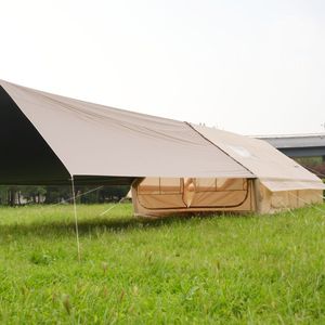 Premium 12sqm Pro <b>Inflatable</b> Camping Tent Large Space Waterproof with AB Doors&Awning & Chimney Opening for Family Outdoor - Product Image 2