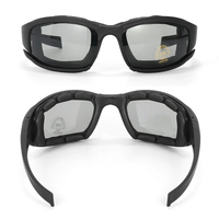 Lunettes Tactiques de Tir Unisexe avec 3 Verres Interchangeables, Protection UV400 pour Activités Extérieures et Airsoft
