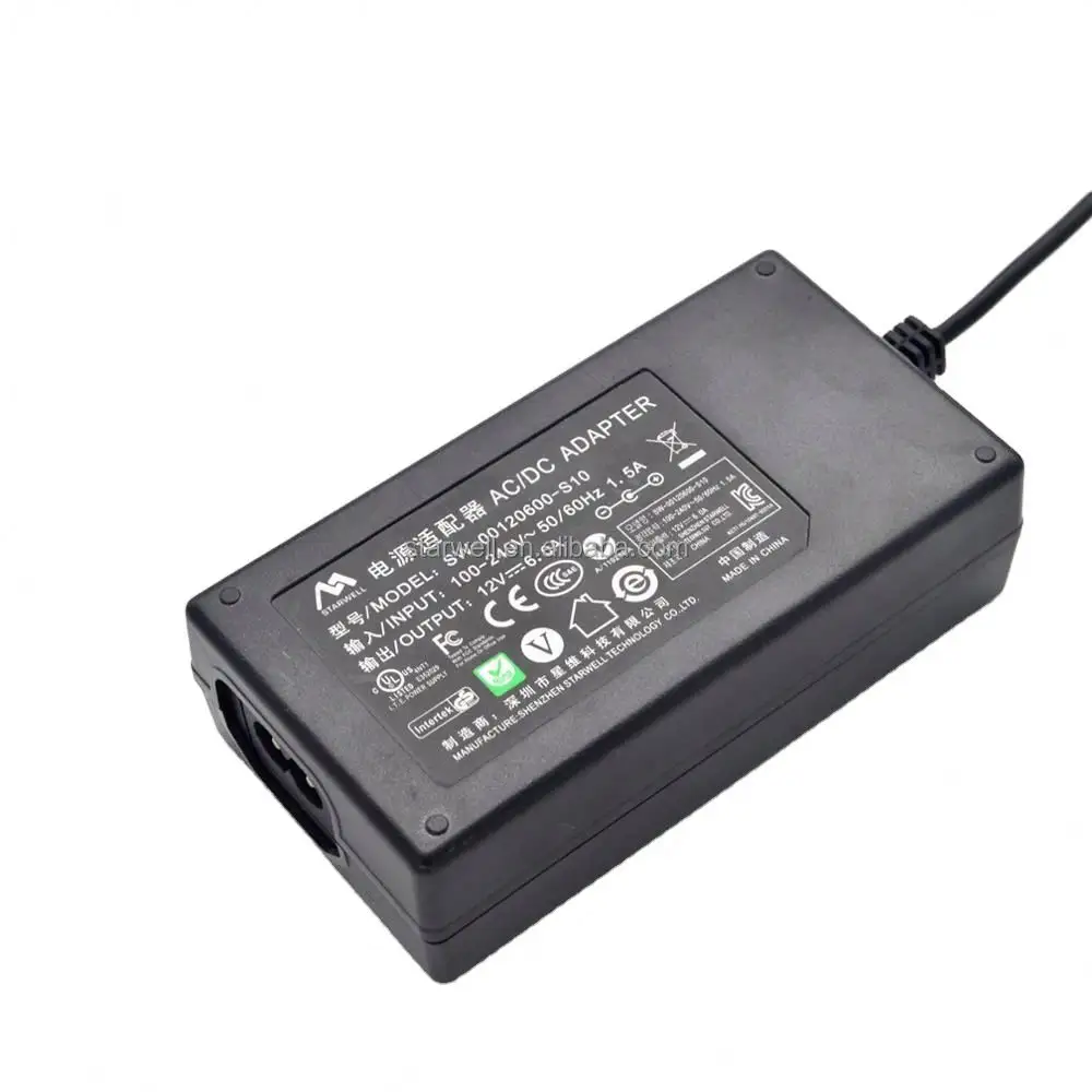 Desktop tipe 14V 5A 70W AC DC adaptor untuk perangkat BT