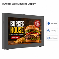Monitor de Publicidad Exterior con Montaje en Pared, Reproducción en Paisaje y Pantalla Dividida para Plazas Comerciales