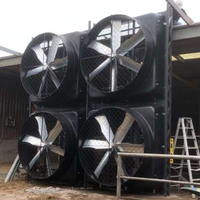 Ventilador para Gallineros de Alto Flujo de Aire, Ventilador de Ventilación para Granjas con 6 Aspas de Aleación y Motor BLDC para Producción de Pollo de Carne